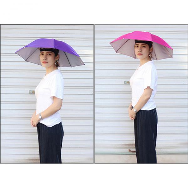 우산모자 65 양산 낚시 머리에쓰는 햇빛가리개 우양산 이미지
