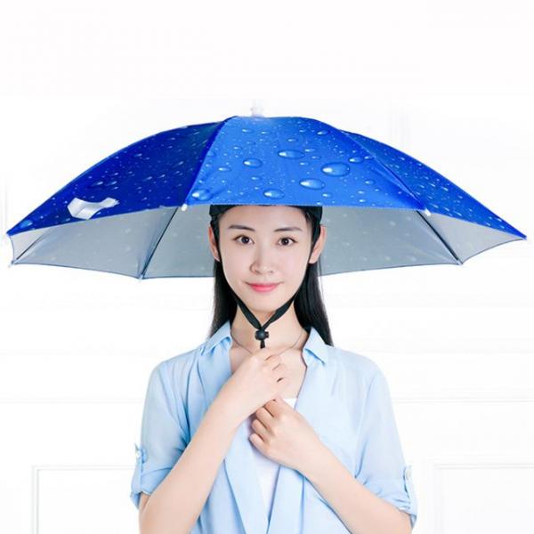 우산모자 77 양산 낚시 머리에쓰는 햇빛가리개 우양산 이미지