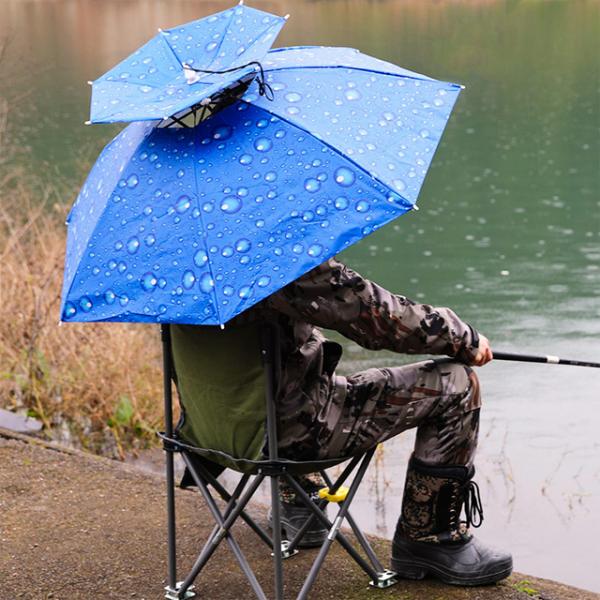 우산모자 95 양산 낚시 머리에쓰는 햇빛가리개 우양산 이미지