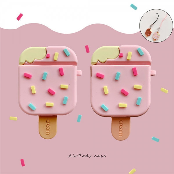 핑크초코 아이스크림 에어팟 호환 케이스 1or2세대 이미지