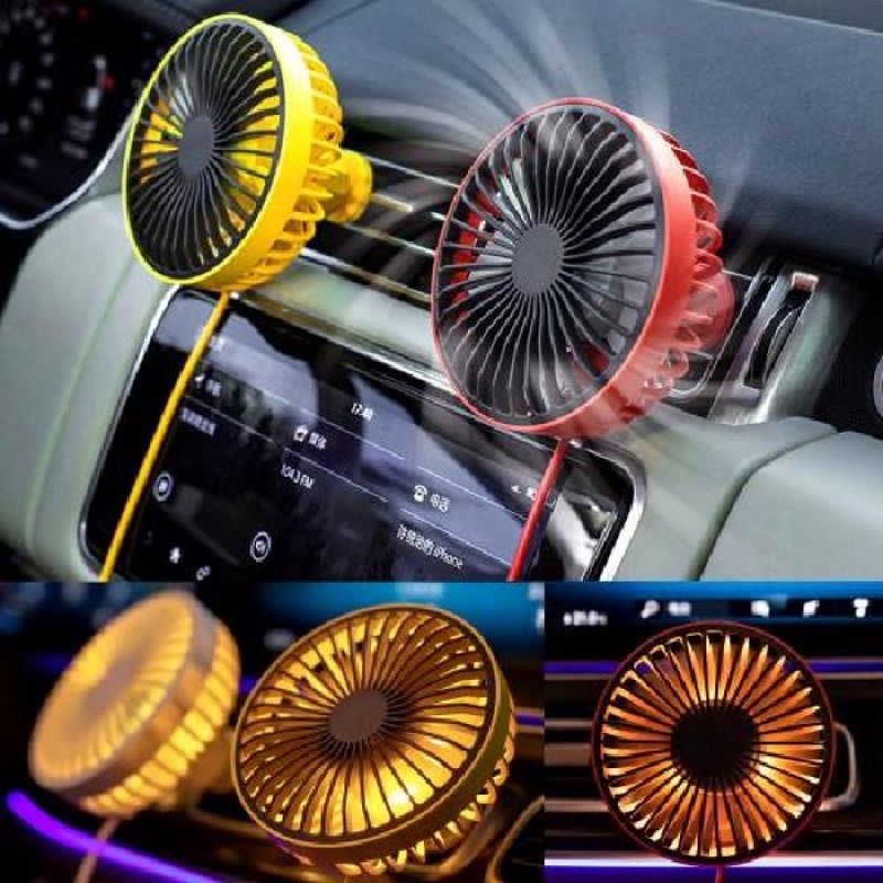 차량용 LED 써큘레이터 송풍구형 선풍기 4가지 컬러 이미지