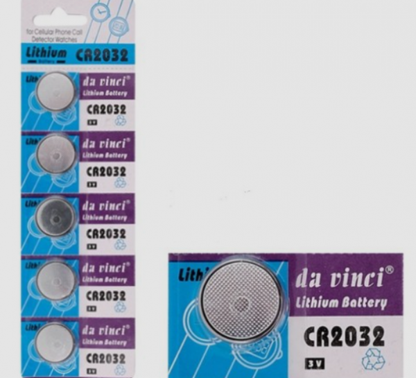 다이소 리튬 동전 건전지 CR2032 5개입 이미지
