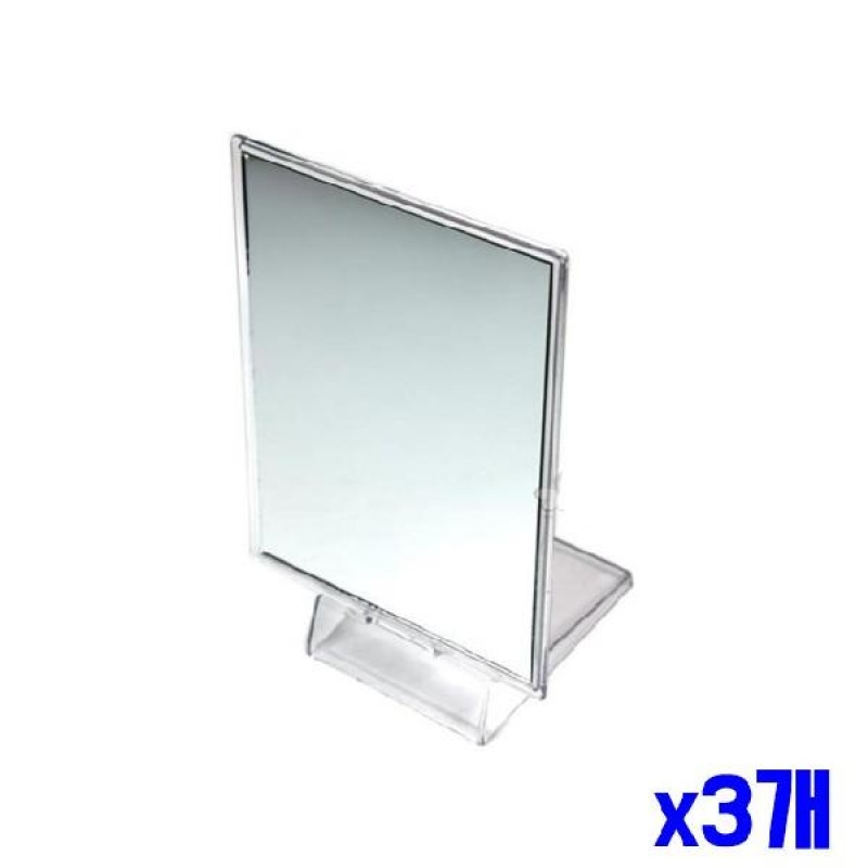 (SM)탁상용 투명 사각거울 x3개 접이식거울 탁상거울 이미지