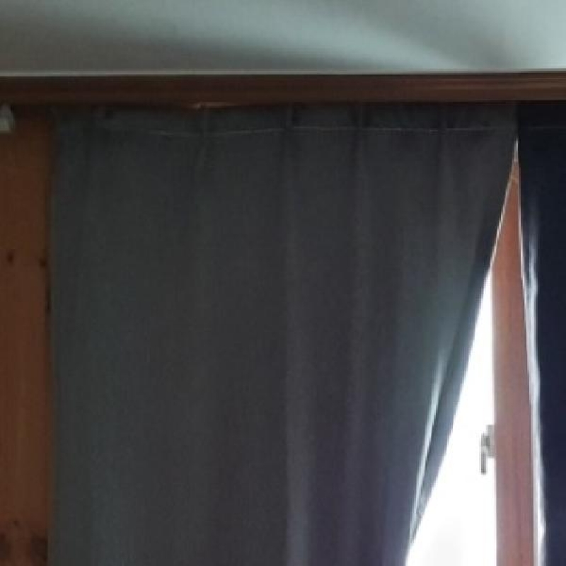 붙이는 찍찍이 창문 방 암막 커튼 커텐 가리개 연회색 이미지