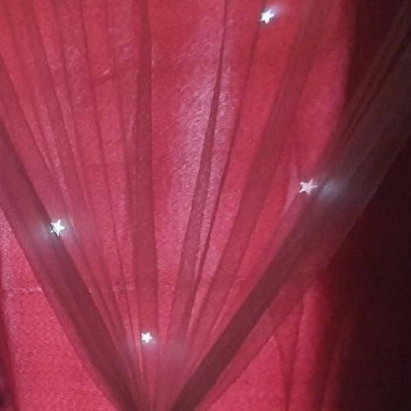 붙이는 찍찍이 창문 방 별 암막 이중 커튼 커텐 핑크 이미지