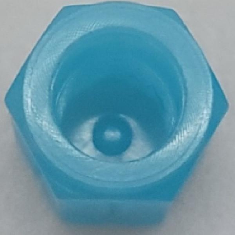 자동차 타이어 야광 밸브 노즐 마개 캡 뚜껑 4p 블루 이미지