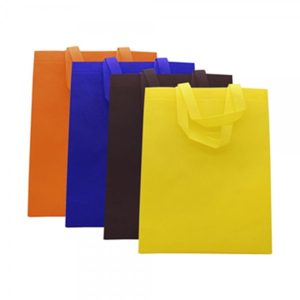 간편휴대 컬러부직포 가방(소)-색상랜덤발송 마트가방 이미지