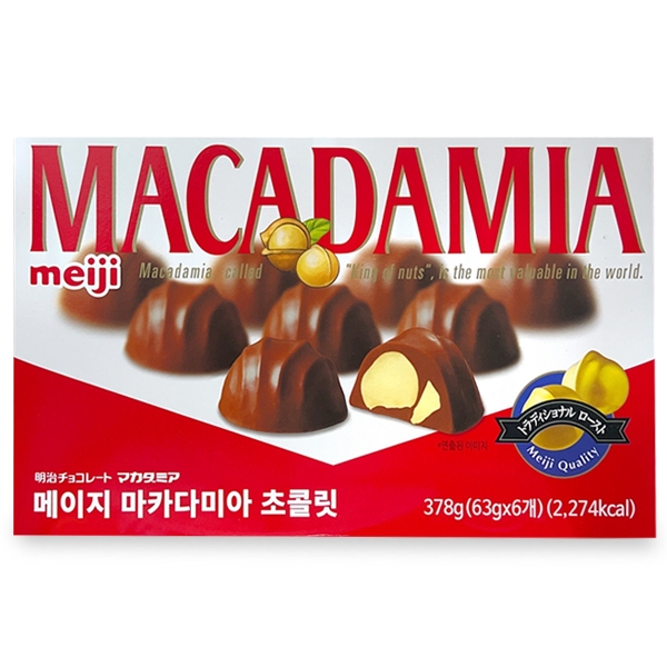 일본국민 초콜릿 마카다미아 초콜릿 63g x 6 이미지