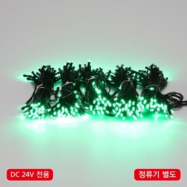 LED 300구 연결형DC24V 흑색선 녹색정류기 별도 이미지