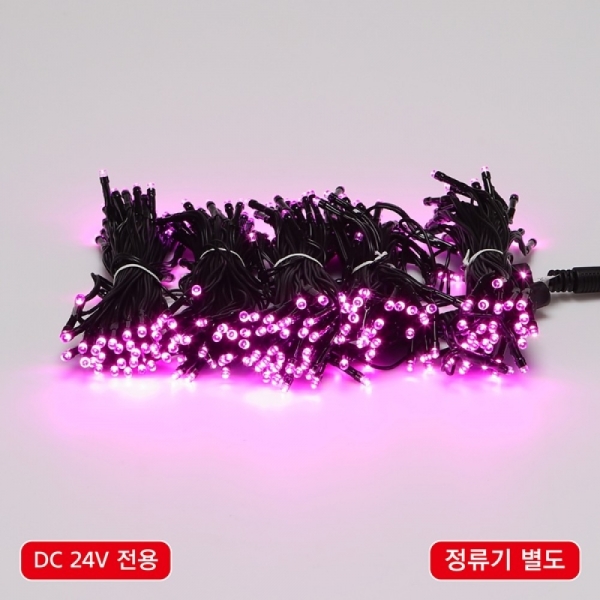 LED 300구 연결형DC24V 흑색선 핑크색정류기 별도 이미지