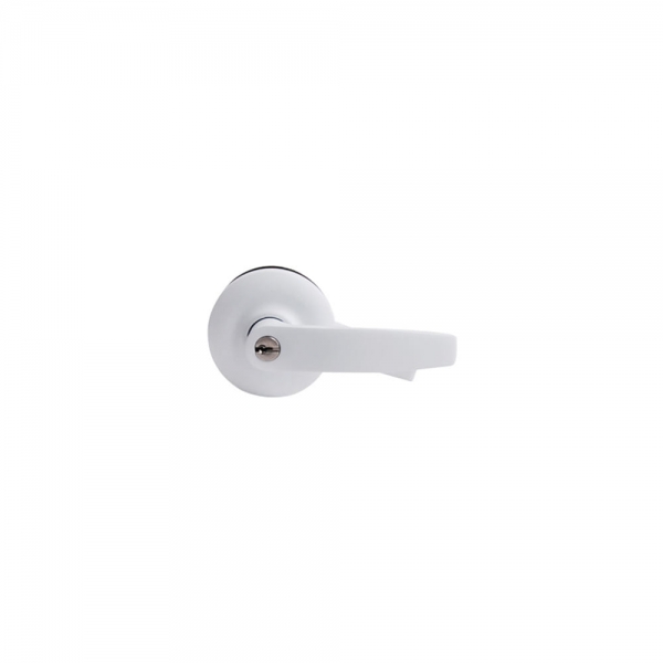 에이팩 열쇠형 레버 현관문손잡이 BPL9000 미래 백색 이미지